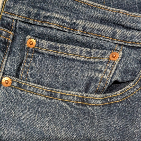 Levi's 505 Regular Fit Jeans, Blue, Size 34W 34L - Picture 5 of 11